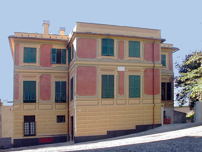 edificio storico - Genova restauro facciata dipinta dopo i lavori